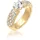 Verlobungsring gold transparent 54