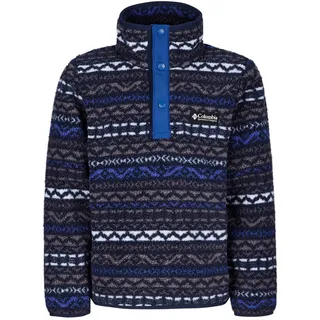 Columbia HelvetiaTM Ii Printed Snap Fleece Mit Halbem Reißverschluss - Columbia Grey - 8 Jahre