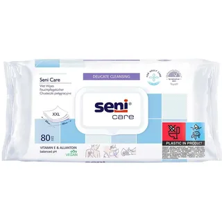 Seni Care Feuchtpflegetücher, 80 Stück