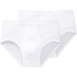 SCHIESSER Slip Original Classics Doppelripp, Weiß