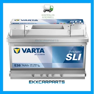 Varta E38 Silver Dynamic 74Ah 750A Autobatterie 574 402 075