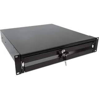 Intellinet Network Solutions Intellinet Rack Storage Drawer, Serverschrank Zubehör, Schwarz,