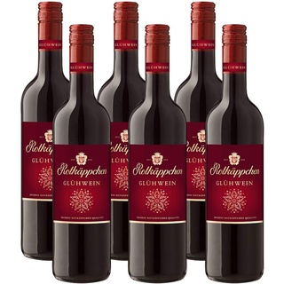 Rotkäppchen Qualitätswein Glühwein Rot (6 x 0,75l) – Aromatisch-winterlicher, roter Glühwein in erlesener Rotkäppchen Qualitätswein Qualität.