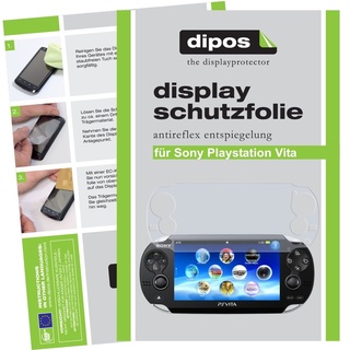 dipos I 2X Schutzfolie matt kompatibel mit Sony Playstation Vita Folie Displayschutzfolie (1x Vorder- & 1x Rückseite)