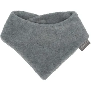 Sterntaler Halstuch aus Microfleece, gefüttert, mit Klettverschluss - Unisex Accessoires für Babys & Kleinkinder - warm, weich und bequem - silber melange, Gr. 2