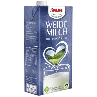 MUH H-Weidemilch 3,5% Fett 12 x 1 l (12 l)