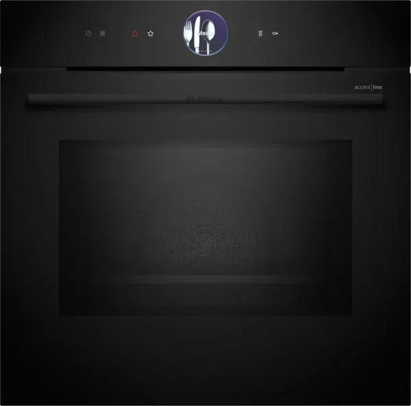 Bosch AccentLine HMG976KB1 - Serie 8 Backofen mit Mikrowelle mit 5 Jahre Garantie, Schwarz, 60 x 60 cm
