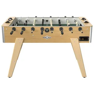 Deutscher Meister Kickertisch Tischfußball Kickertisch "PROFILINE 2.0", kratzfestes Laminat, Spielstangen aus verchromtem Hohlstahl braun