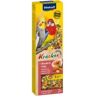 Vitakraft Großsittich Kräcker 4x2er Mandel-Feige