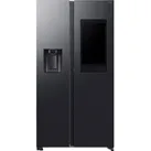Samsung RS90F66BEFEF Side-by-Side Kühl-Gefrierkombination 614l Premium Black Steel