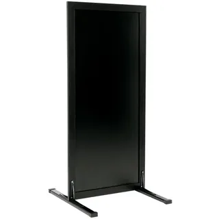 Securit Tafel, Schwarz, mit Ständer, 117 x 56 x 60 cm
