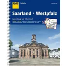 ADAC Stadtatlas Saarland Westpfalz 1:20 000 mit Luxemburg Sud Obermosel / ADAC / Taschenbuch