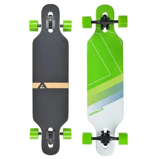Apollo Twin Tip DT Longboard 36" inkl. T-Tool weiß|grün 36"