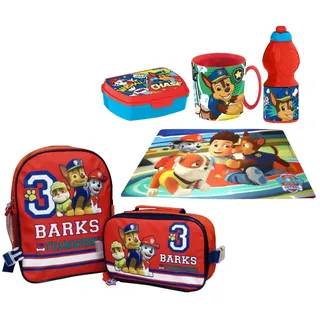 Paw patrol Barks Schultasche Rucksack Set Schule Kindergarten 6 Stücke Kind