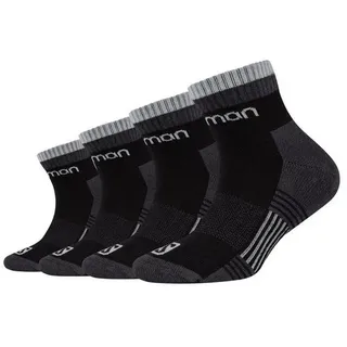 Salomon Kindersportsocken SPORTIVE Kinder 4er Pack schwarz 27/30