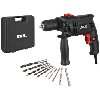 SKIL 1020 AD Schlagbohrmaschine 550 W für Mauerwerk, 5 Steinbohren, 5 Holzbohren