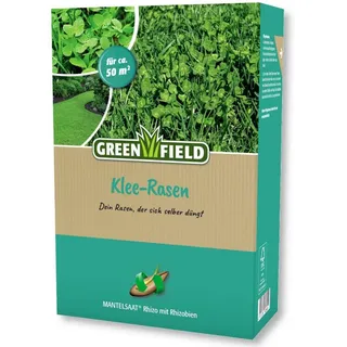 Greenfield Kleerasen Mantelsaat Rhizobien 1 kg Rasensamen Grassamen Naturrasen