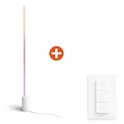 Philips Hue Gradient Signe Stehleuchte weiß, inkl. Dimmschalter V2