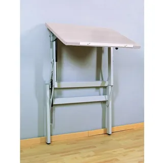 Möckel Wandklapptisch ""ergo S 47 W"", Grau, eckig