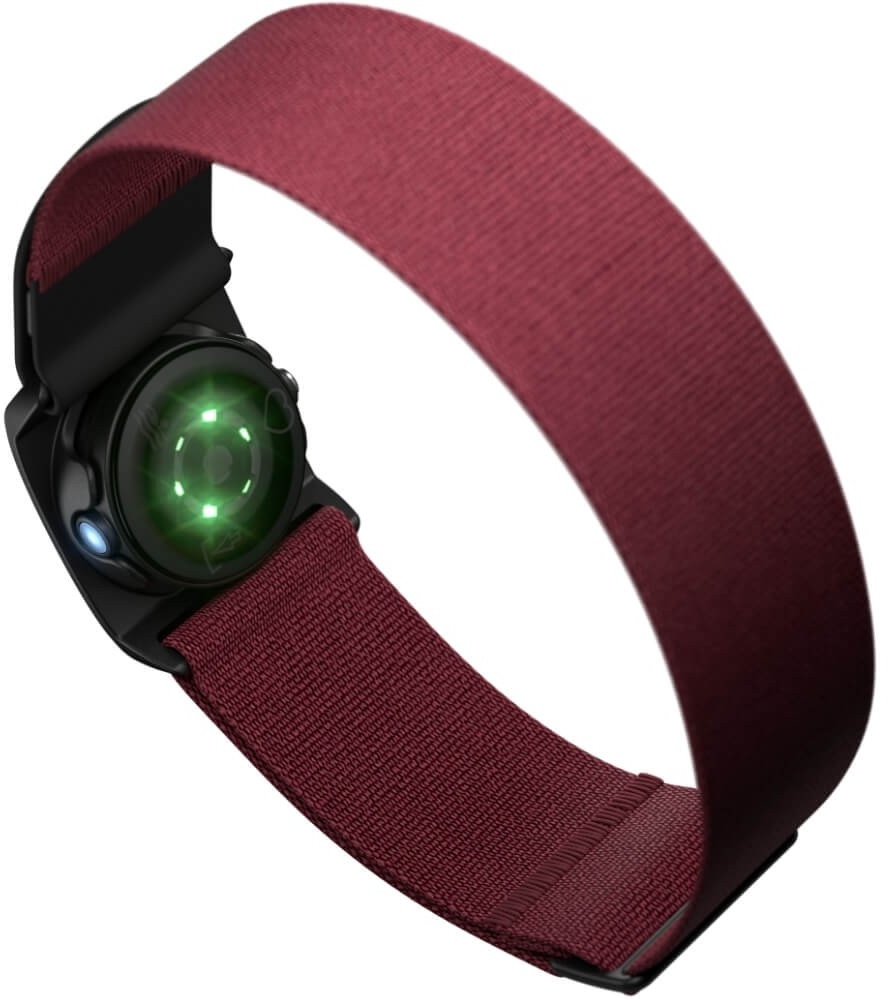 POLAR Verity Sense Dunkelrot optischer Puls-Sensor für jeden Sport Dunkelrot 
