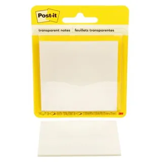 Post-it Haftnotizen 73 x 73 mm Blanko Transparent 36 Blatt
