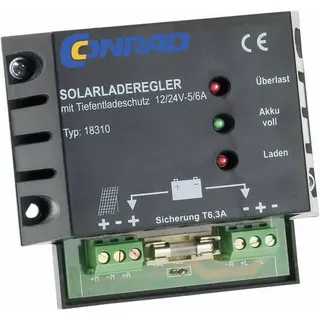 no name p-l 18310 Laderegler PWM 12 V, 24 V 6 A