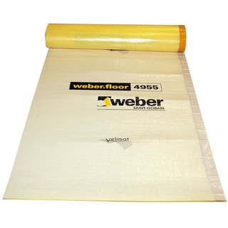 weber Trittschalldämmung weber.floor 4955 Trittschall- und Trennlagenbahn Schallschutz Folie