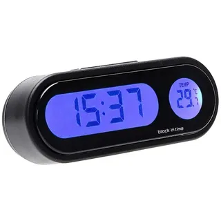 Auto Uhr Thermometer, Auto Uhren mit Temperatur für Armaturen Brett Auto Uhr