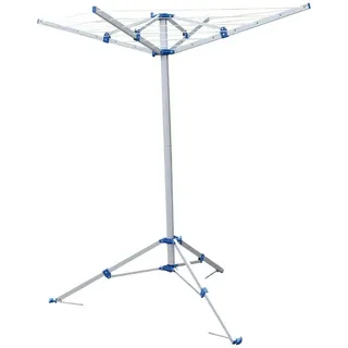 moritz Wäschespinne Wäschespinne klappbar 2,85 kg 15m Trockenleinenlänge, Wäscheleine Camping Wäscheständer Wäschetrocker Wäschehaken