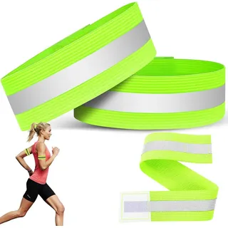 Reflektorband Reflektierend Leuchtband Armband Reflektor Sicherheit Joggen Set