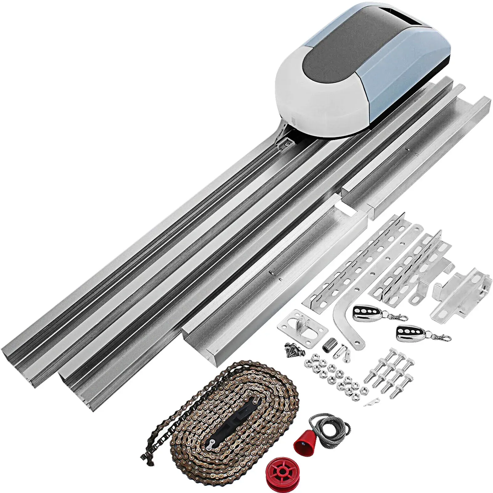 VEVOR Garagentoröffner 220 V AC Apriporta Garage 12 m2 Anwendbare Fläche Garagentoröffner mit Fernbedienung 800 N Zugkraft und Druckkraft 60 dB Betriebsgeräusch 120 mm pro Sekunde Laufgeschwindigkeit