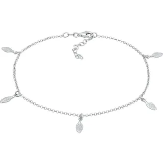 Elli - Boho Feder 925 Sterling Silber Fußketten Damen (49.89 € / )