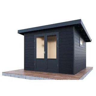 Wolff Finnhaus WPC Terra 3030 Anthrazit/Hellgrau