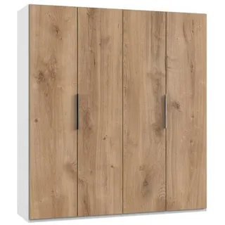 Level 200 x 216 x 58 cm Plankeneiche Nachbildung/weiß