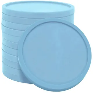 CombiCraft Wertmarken Chips oder Pfandmarken Ø29mm Recycelter Kunststoff Pastellblau  - pro 100 Stück