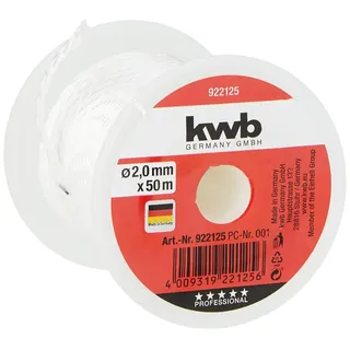 KWB 922125 Maurerschnur 2 mm Weiß 50 m