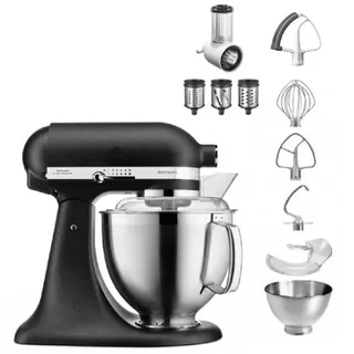 5KSM185PS Gusseisen Schwarz Beginnerset