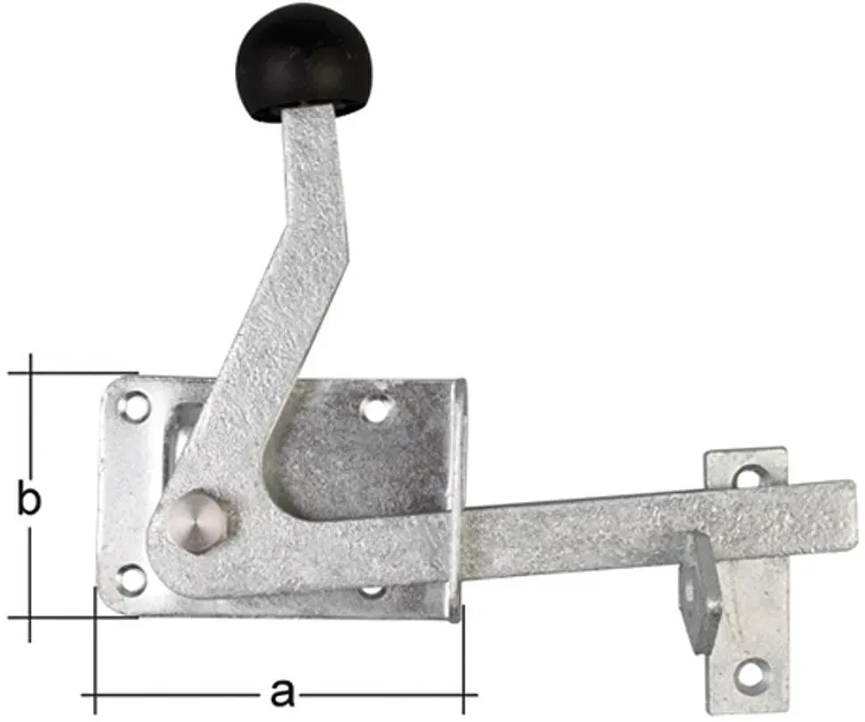 Gartentorfalle 80x55mm, feuerverzinkt