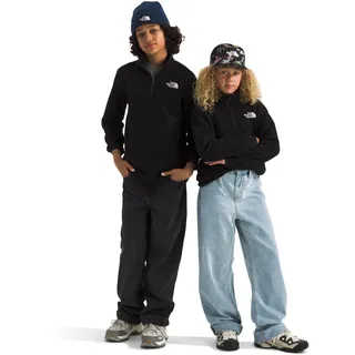 The North Face Kinder Glacier 1/4 Zip Pullover Jacke, Tnf Black, 10 Jahre