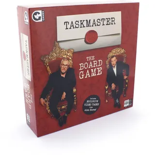 Ginger Fox Taskmaster Brettspiel – Konkurrieren Sie mit Familie und Freunden in lächerlichen Aufgaben, um gekrönt zu Werden, Taskmaster Champion