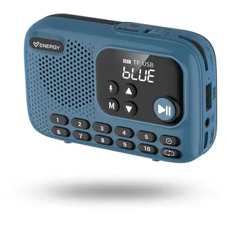 Energy Sistem TunerGo tragbares FM-Radio mit Bluetooth, wiederaufladbarer Akku, Mini-Klinkenausgang, optimierte Antenne und 5-W-Lautsprecher
