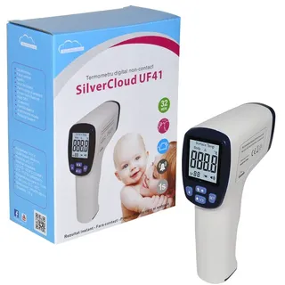 Silvercloud UF41 Infrarot-Thermometer, berührungslos für Körper und Oberflächen