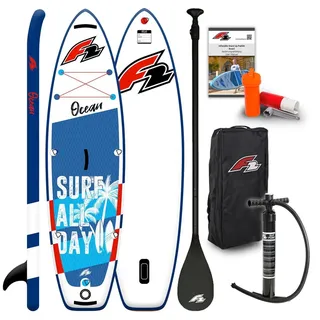 F2 Junior SUP Stand Up Paddle Board 8'2'' Blau