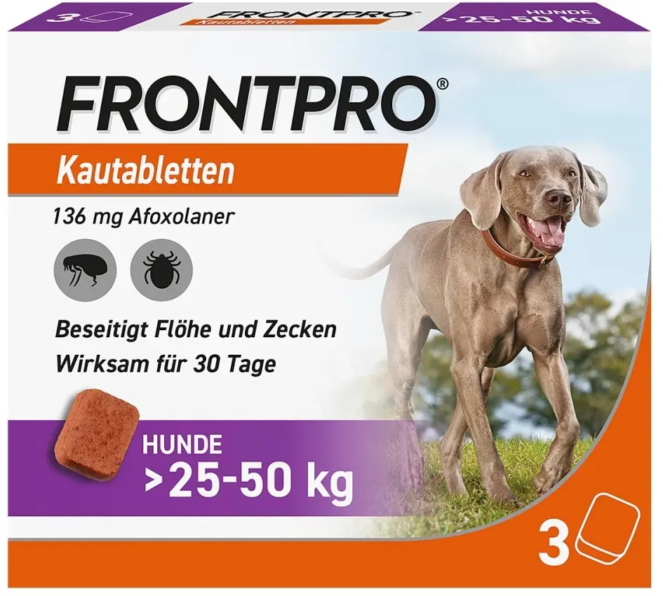 FRONTPRO Kautabletten für Hunde 25-50 kg