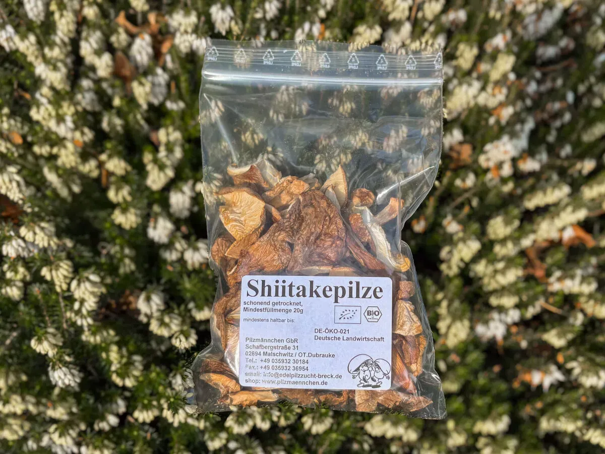 Bio Shiitake getrocknet DE-ÖKO-021, 20 g