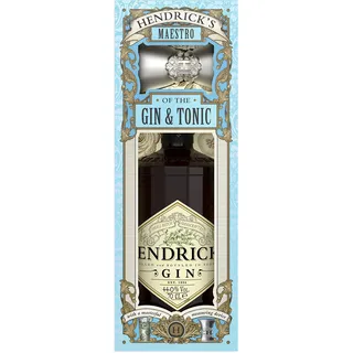 Hendrick's Gin Geschenkset mit exklusivem Barmaß, 70cl - ein meisterhaftes Gin & Tonic Set