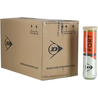 Dunlop Tennisbälle Fort Clay Court (Sandplatz) Dose 18x4er im Karton