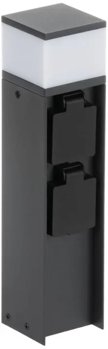 Kanlux LED Gartenleuchte DASTEN 30 F SO B 300 mm G9 11W - schwarz (ohne Leuchtmittel)
