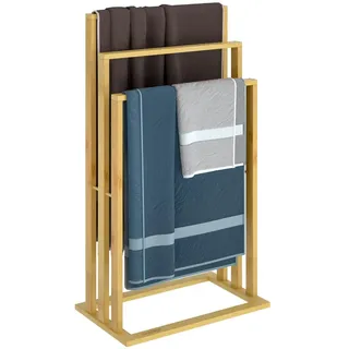 CASARIA CASARIA® Handtuchhalter Bambus Handtuchständer Freistehend