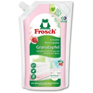 Frosch Weichspüler Granatapfel 1 Liter, hypoallergen, 40 Waschladungen